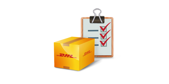 Icon DHL packaging inspection